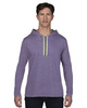 Anvil 987 Heather Purple/Neon Yellow