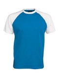Kariban Baseball Aqua Blue/White